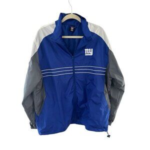 Blue New York Giants full-zipper Sports Illustrated (SI) windbreaker - XL